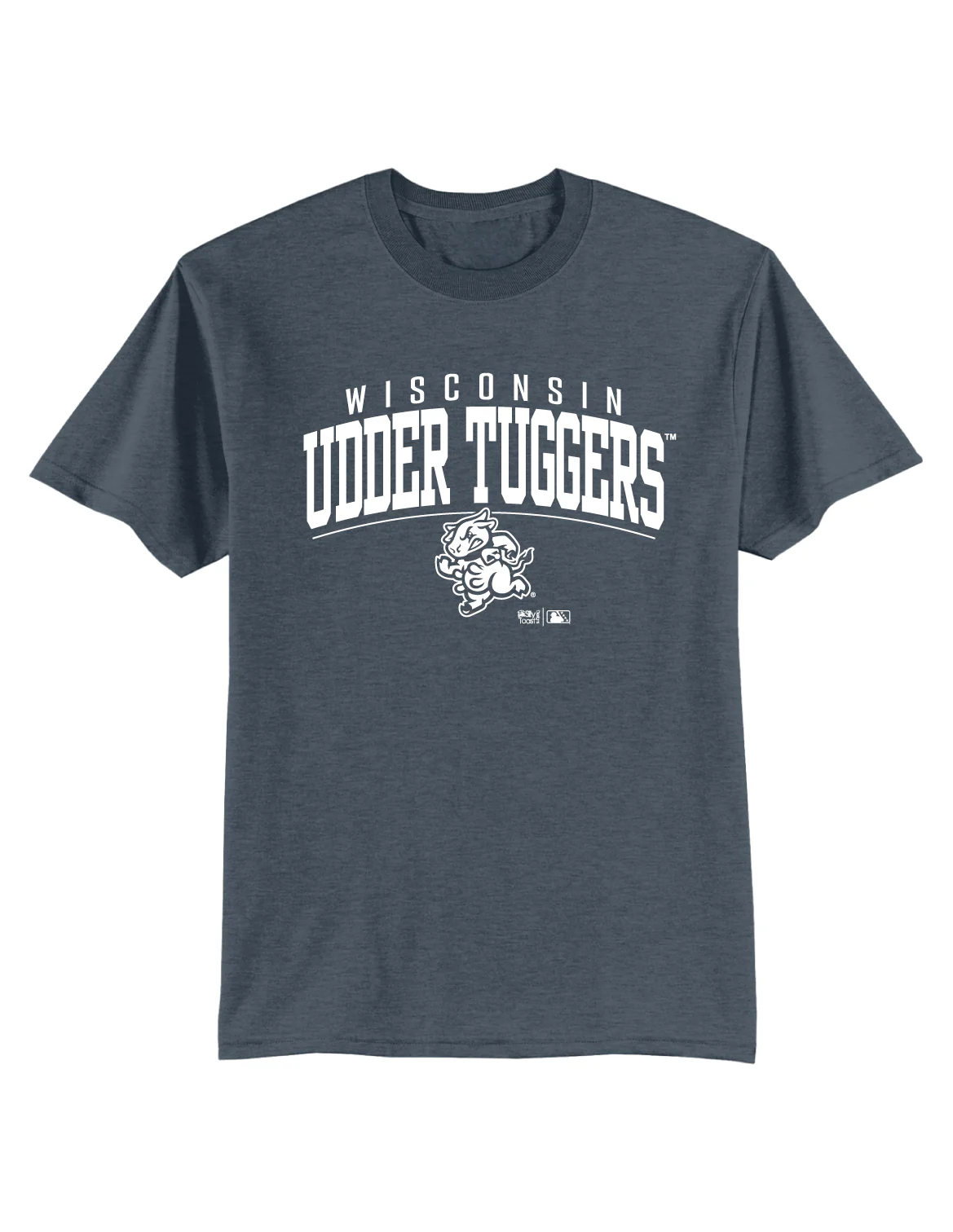 Udder Tuggers Freedom Wear Heather Navy Everette Tee