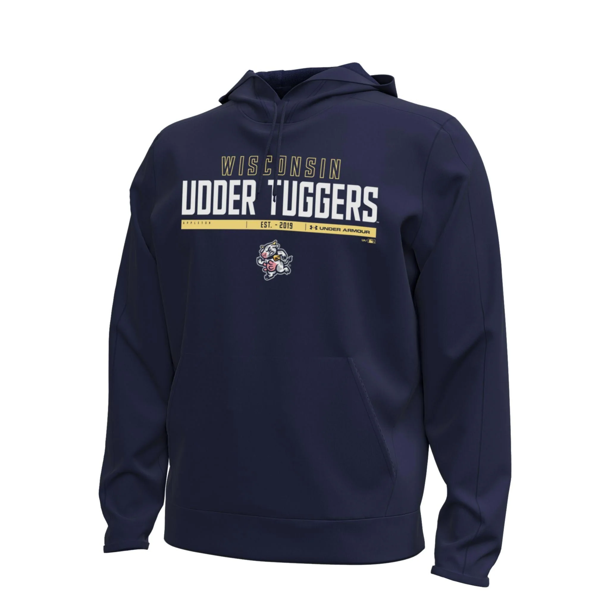 Udder Tuggers Under Armour Navy Pullover Hood