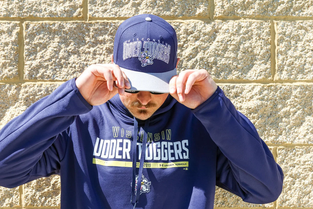 Udder Tuggers Under Armour Navy Pullover Hood - Image 2