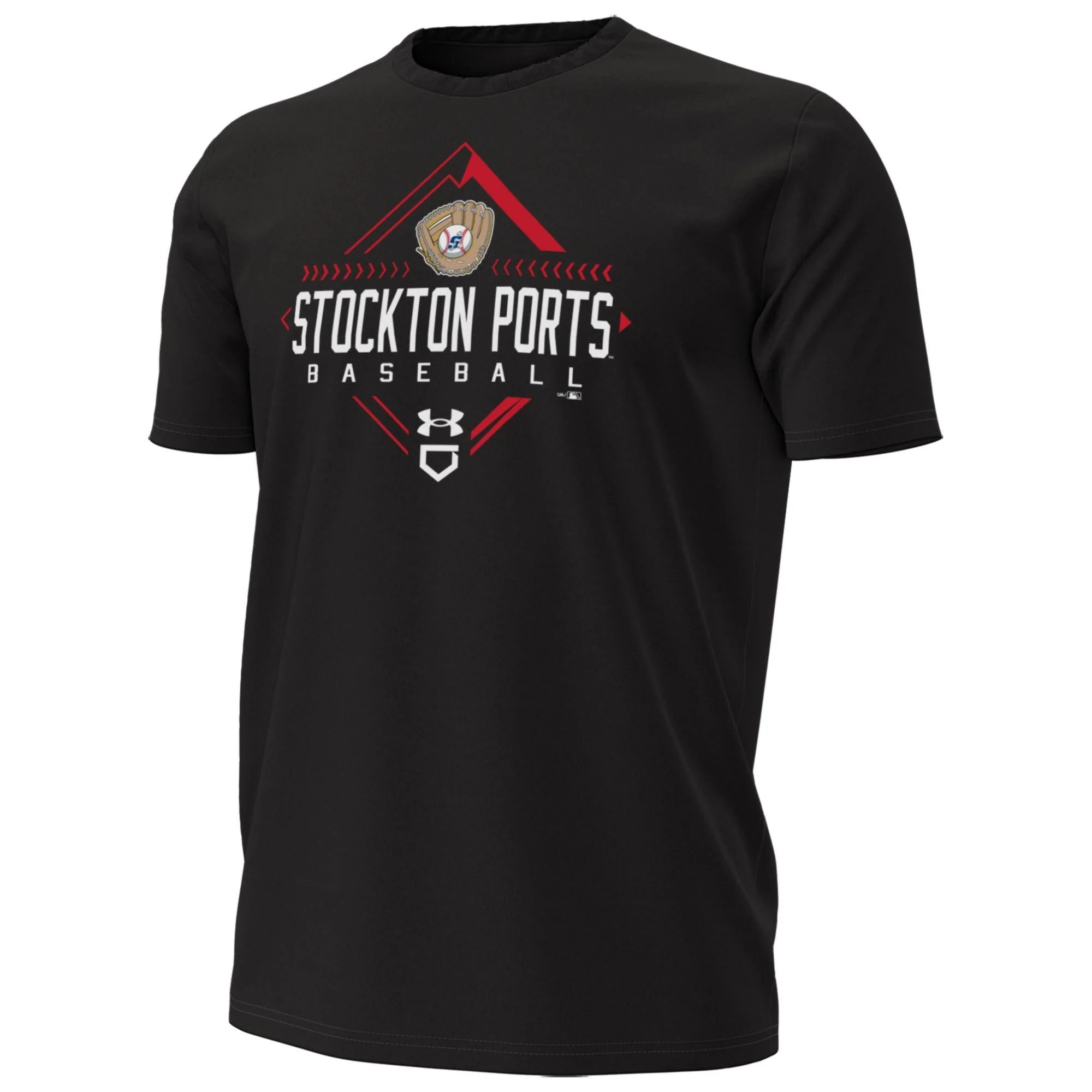 Under Armour Black Ball Glove T-Shirt