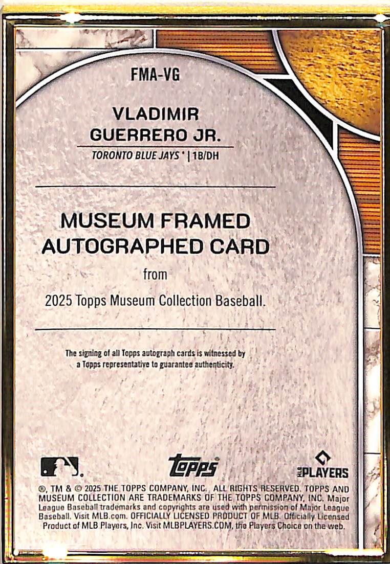 Vladimir Guerrero Jr. 2025 Topps Museum Collectio - Image 2