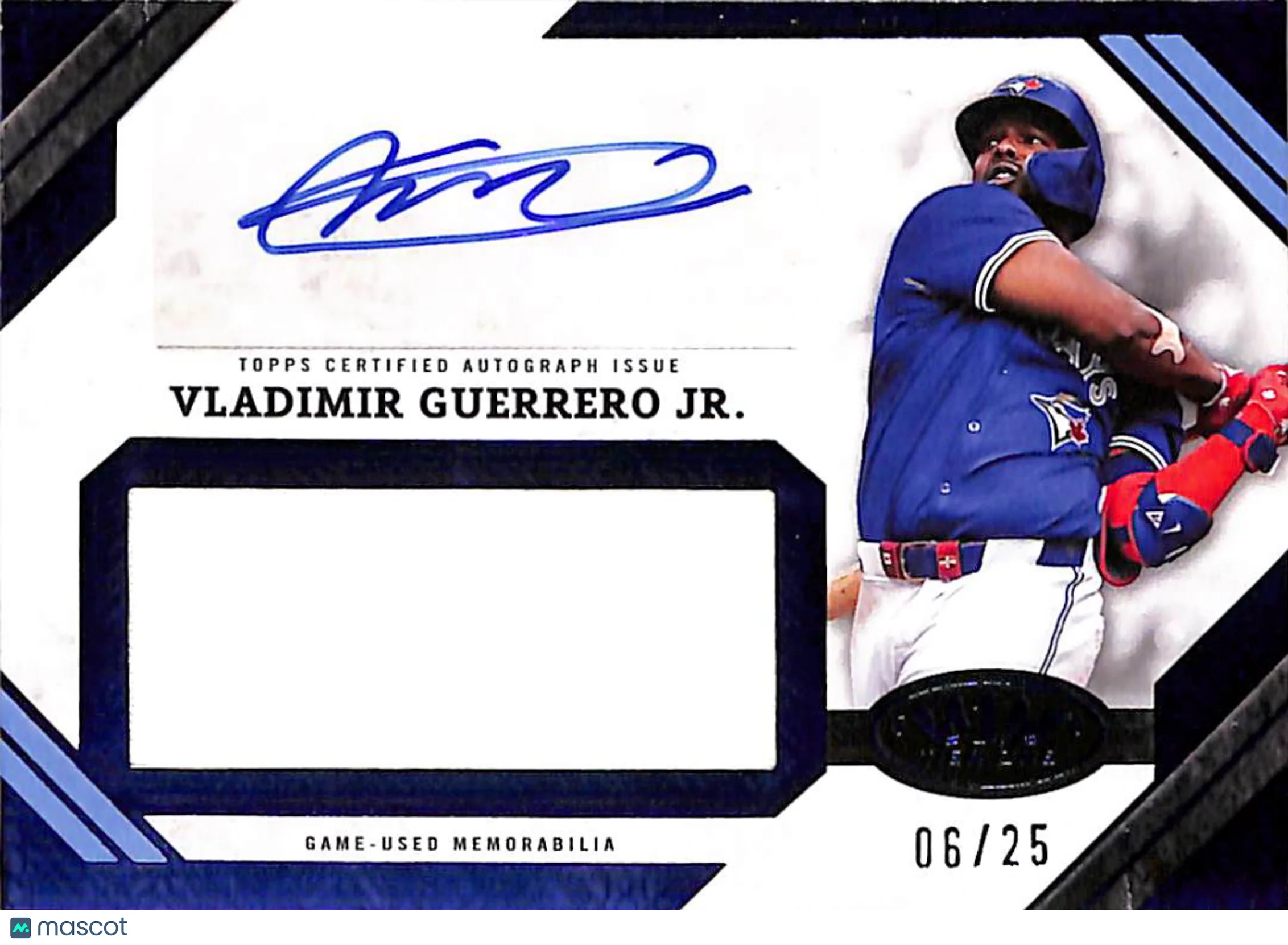 Vladimir Guerrero Jr. 2025 Topps Tier One Blue Pa