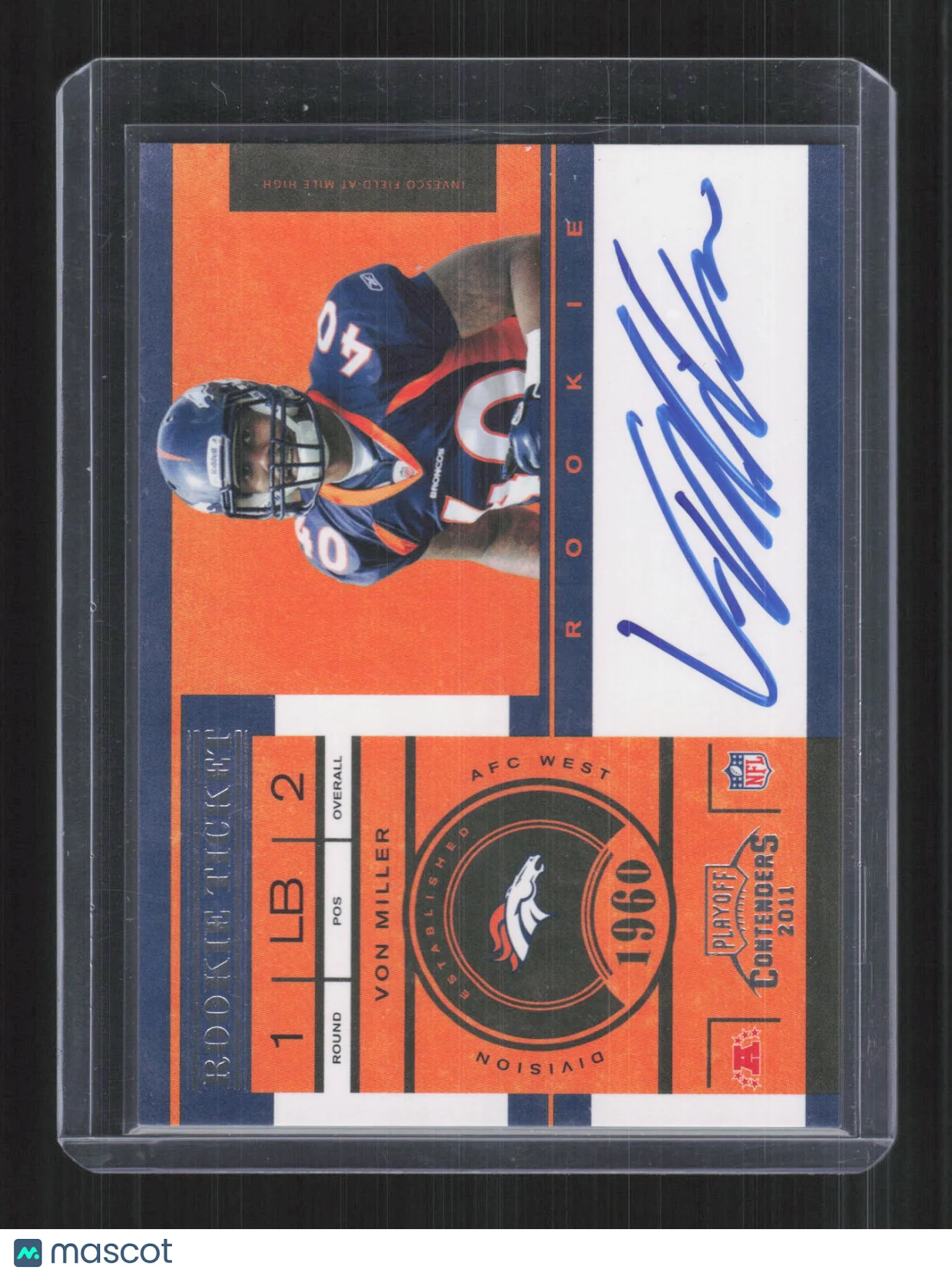 Von Miller 2011 Panini Playoff Contenders Auto #2