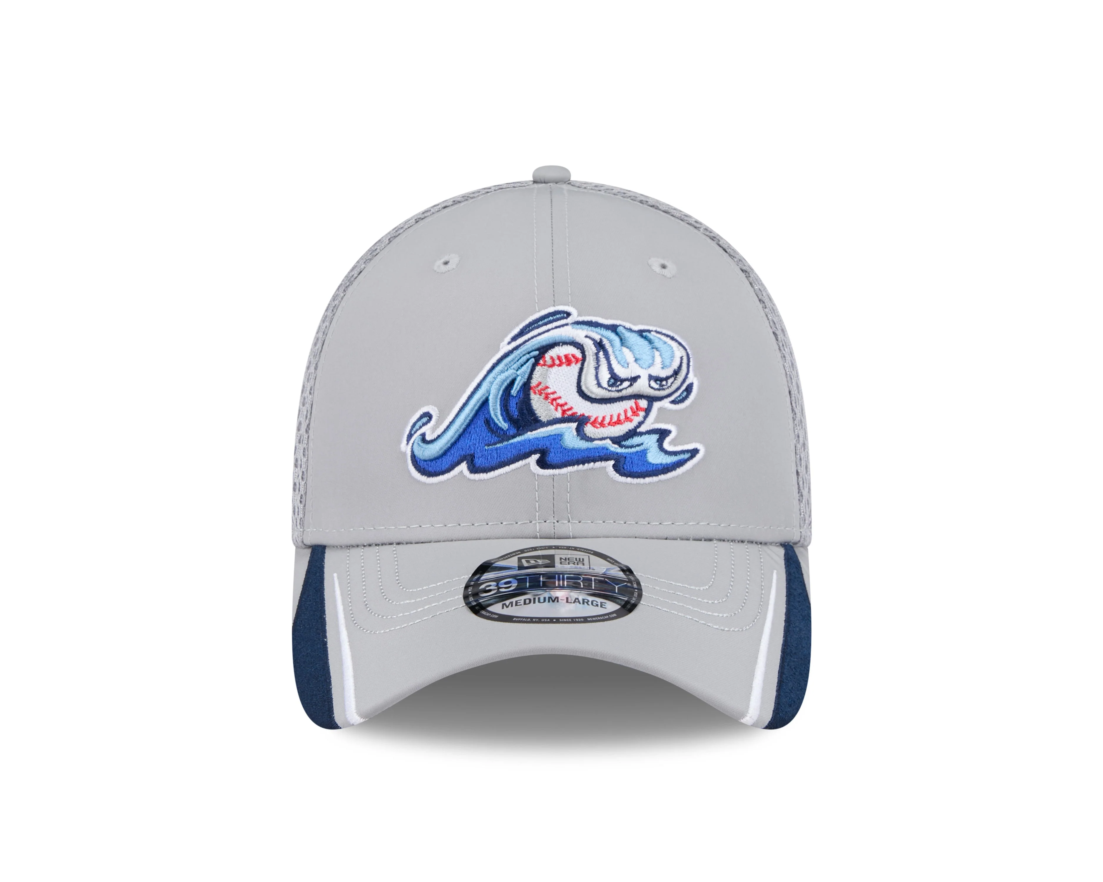 New Era Jr. Linear Grey Stretch-Fit 39THIRTY Cap - Image 3