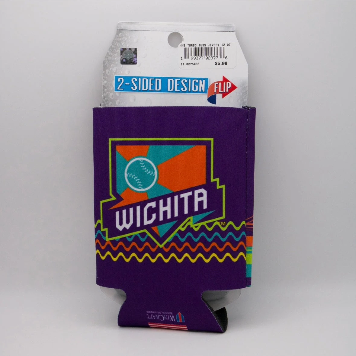 Wichita Turbo Tubs Jersey Koozie - Image 2