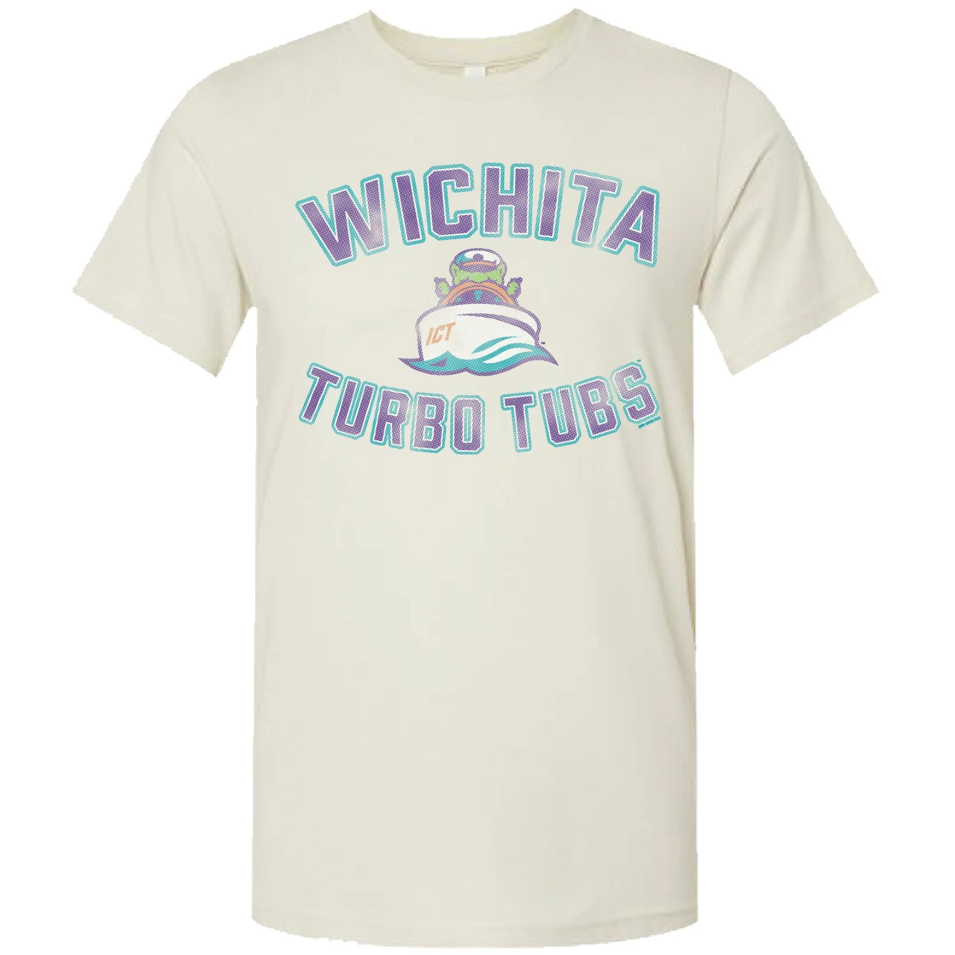 Wichita Turbo Tubs Mens Gooseneck T-Shirt Natural
