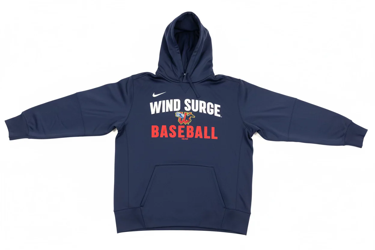Wichita Wind Surge Adult Navy Therma PO Hoodie