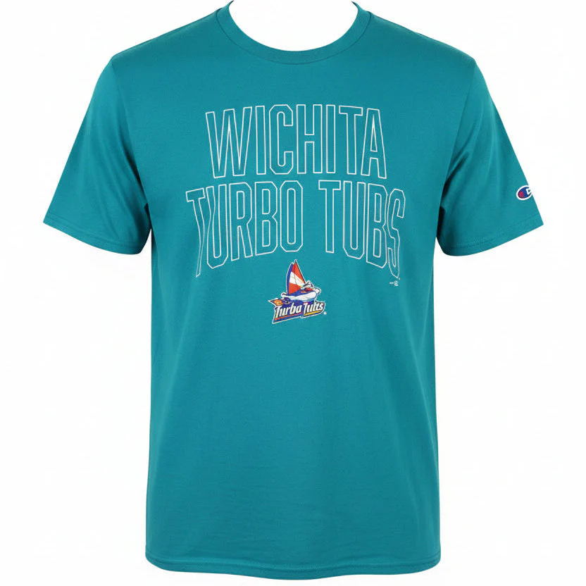 Wichita Wind Surge Adult New Aqua Tee