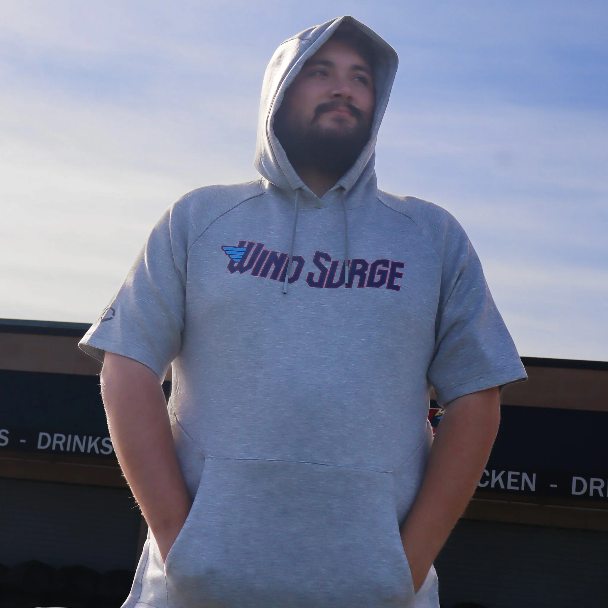 Wichita Wind Surge Adult Pro Team Short Sleeve Hoodie