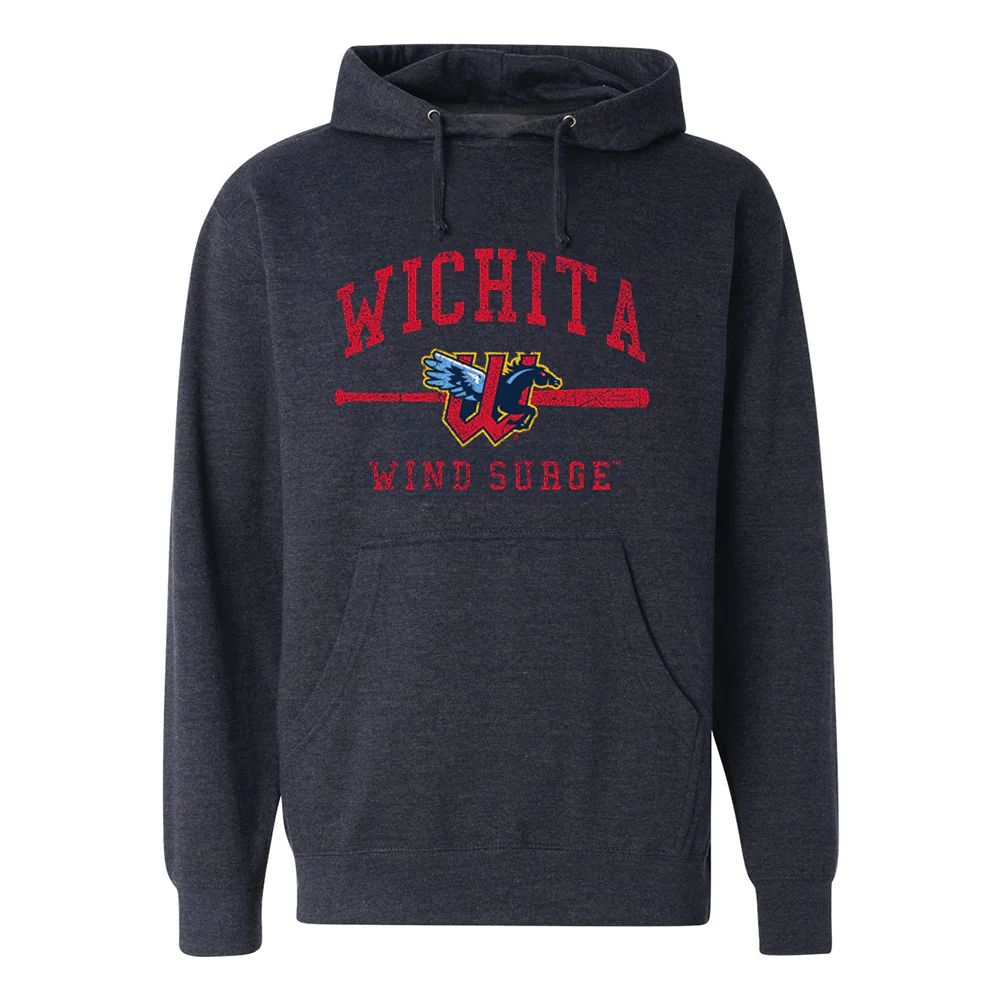 Wichita Wind Surge Arch Bat Hoodie