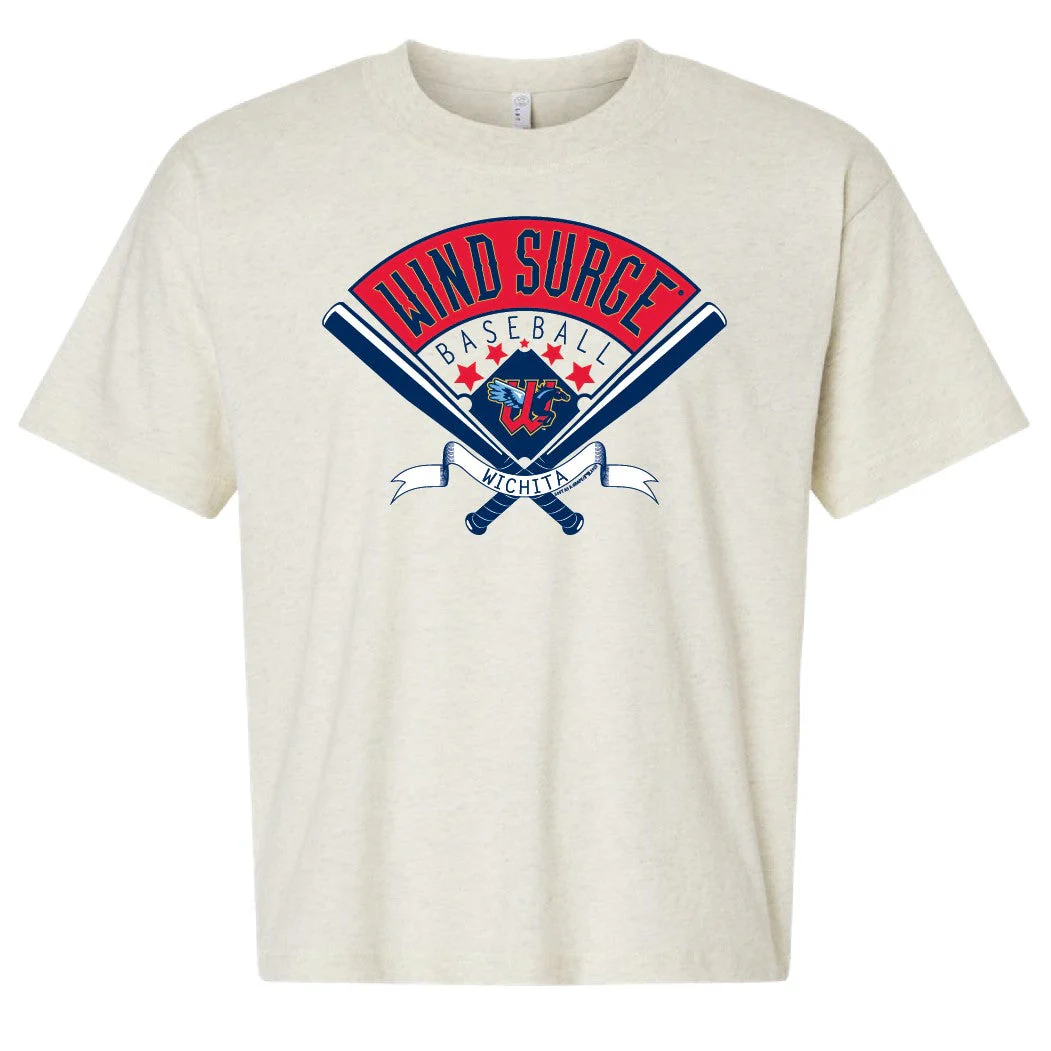 Wichita Wind Surge Womens Crew T-Shirt Natural