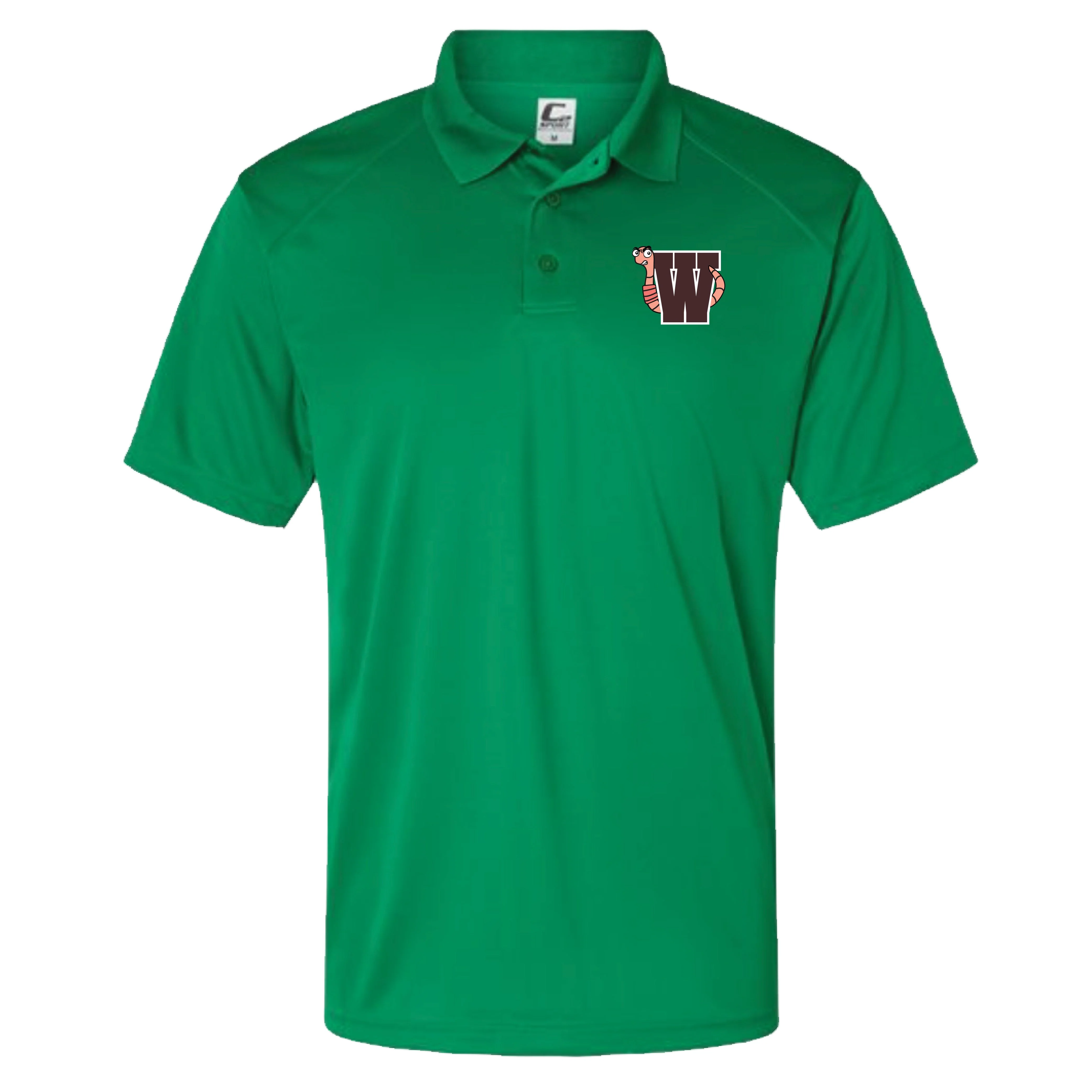 Wicked Worms of Worcester Bimm Ridder Kelly Green Performance Polo