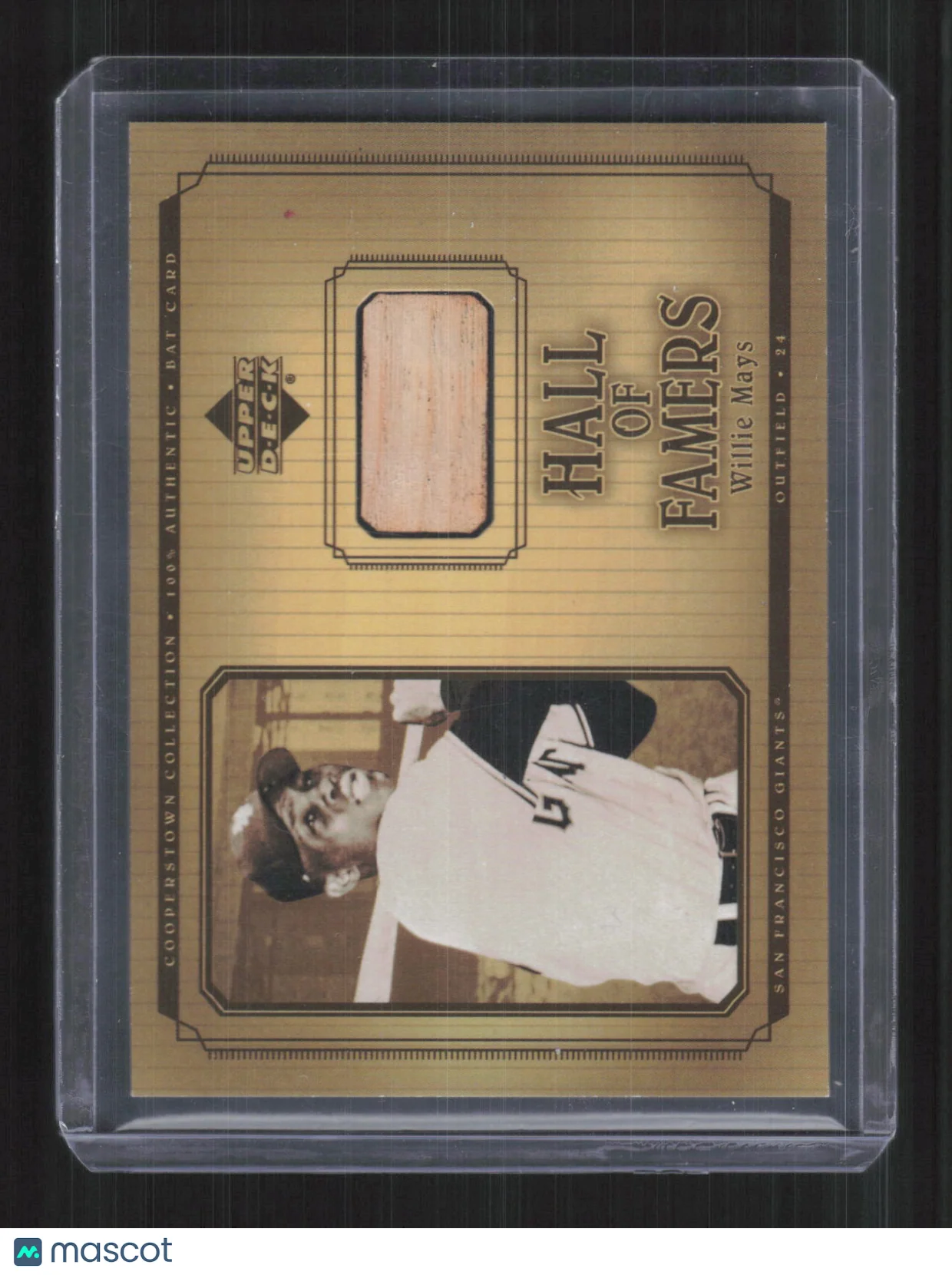 Willie Mays 2001 Upper Deck Cooperstown Collectio