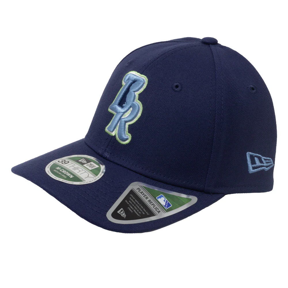 Wilmington Blue Rocks Navy "BR" Alt. 39Thirty Stretch Fit Cap
