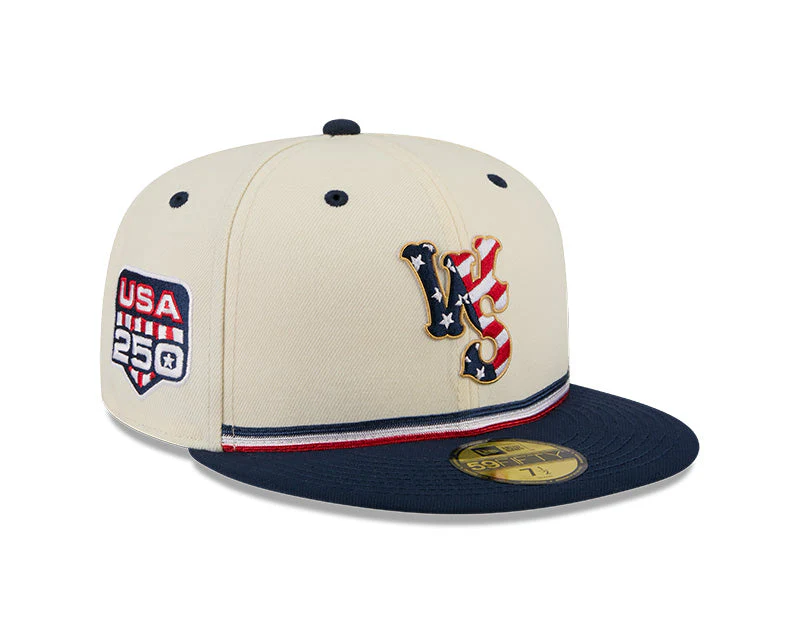 Winston-Salem Dash 2026 July 4th Fitted Cap - New Era 59FIFTY