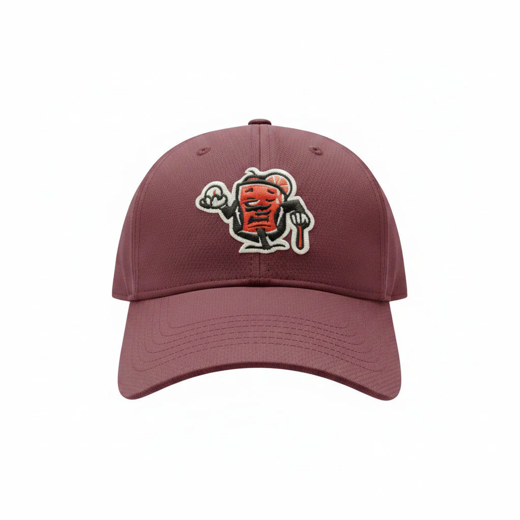 Wisconsin Supper Clubbers Maroon Protech Mesh Adjustable Cap *NEW*