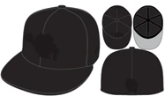 Wisconsin Supper Clubbers Old Fashioned 59fifty Black-on-Black Fitted Cap GCP (Specialty/ Not On-Field 3rd Edition) - Image 2