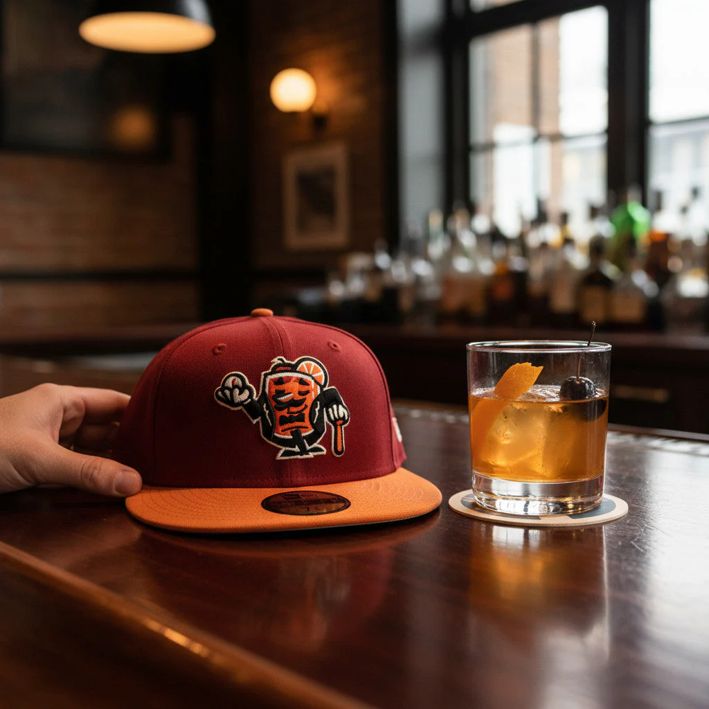 Wisconsin Supper Clubbers Old Fashioned 59fifty Fitted Cap GCP (Specialty/ Not On-Field 2nd Edition) - Image 2