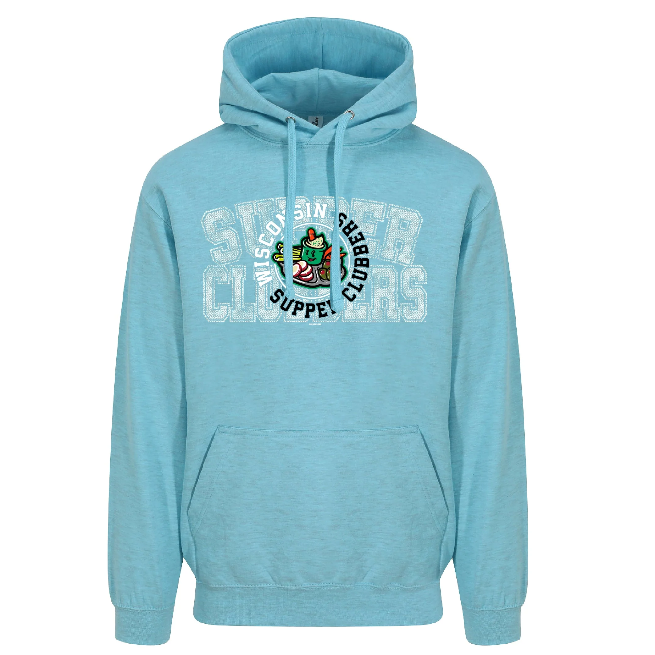 Wisconsin Supper Clubbers Relish Tray Surf Ocean Hoodie - Image 2