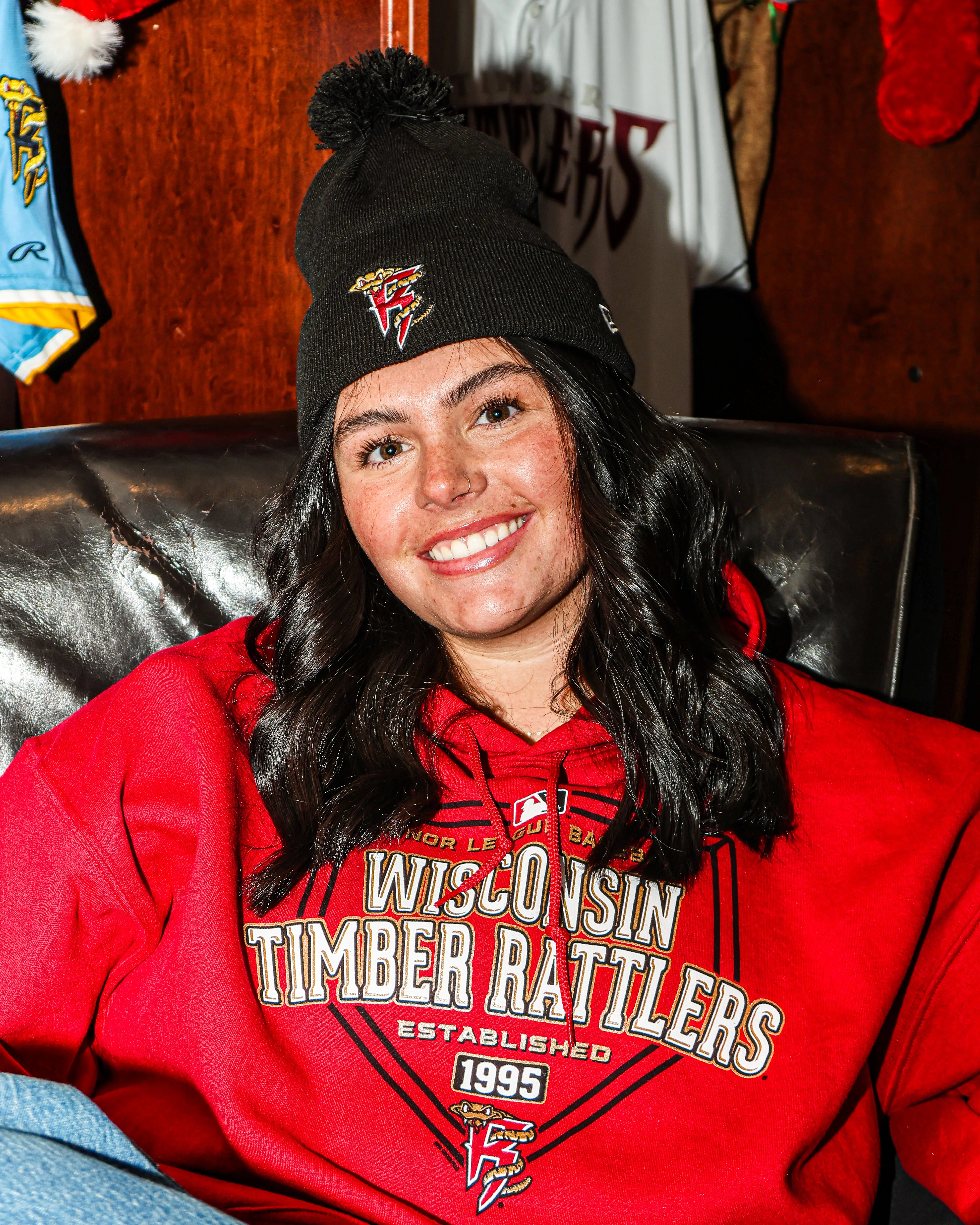 Wisconsin Timber Rattlers Bimm Ridder Cardinal Pullover Hood - Image 2