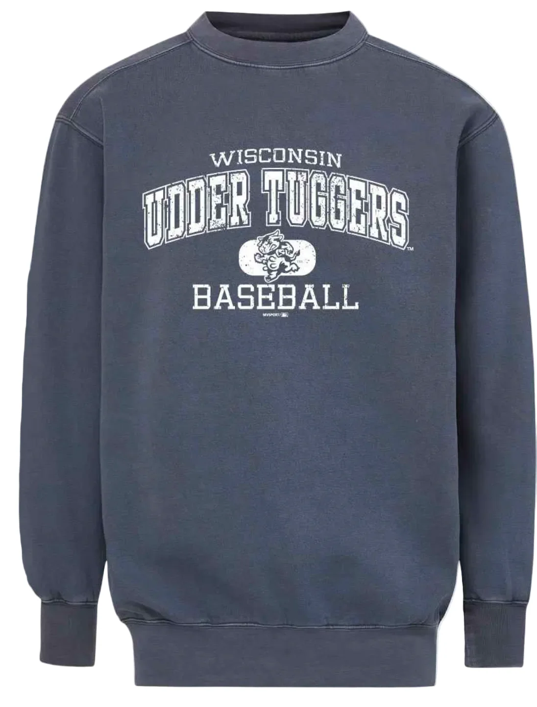 Wisconsin Udder Tuggers MV Sport Moonlight Navy Crewneck