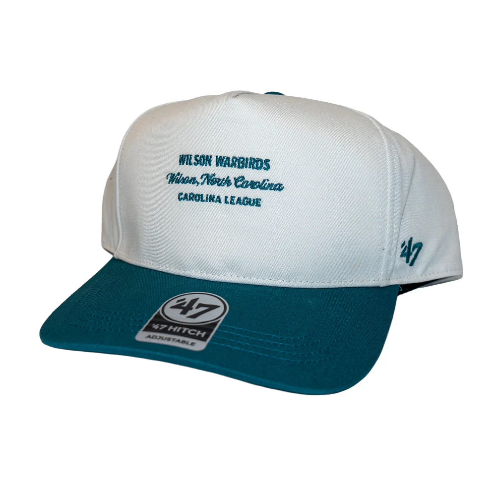 Wilson Warbirds '47 Warbirds Block Men's Hitch  SANDSTONE CONTEMPORARY in Cream with Teal brim