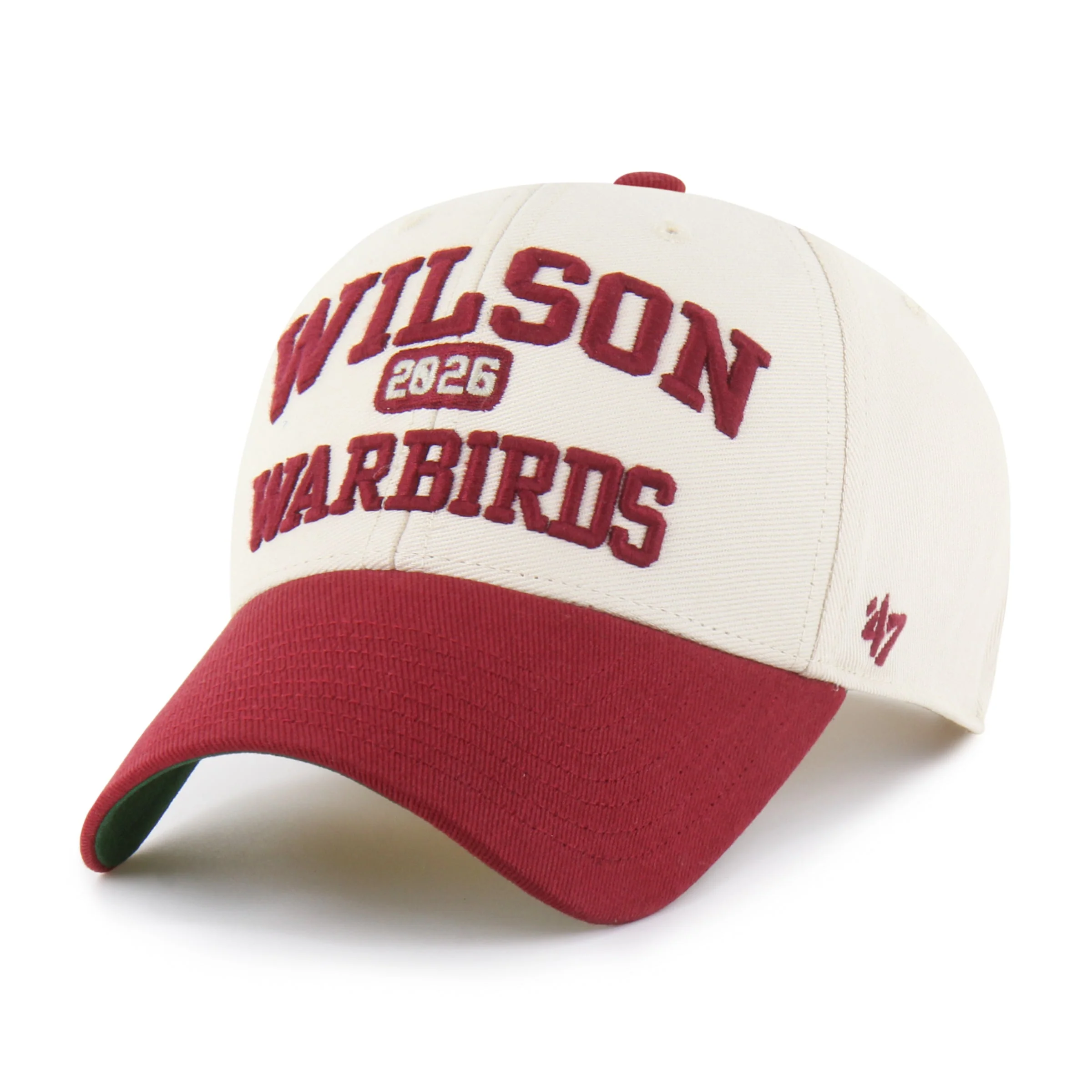 Wilson Warbirds '47 Warbirds Block Mens Cap NATURAL BROKE LINE 47 MVP