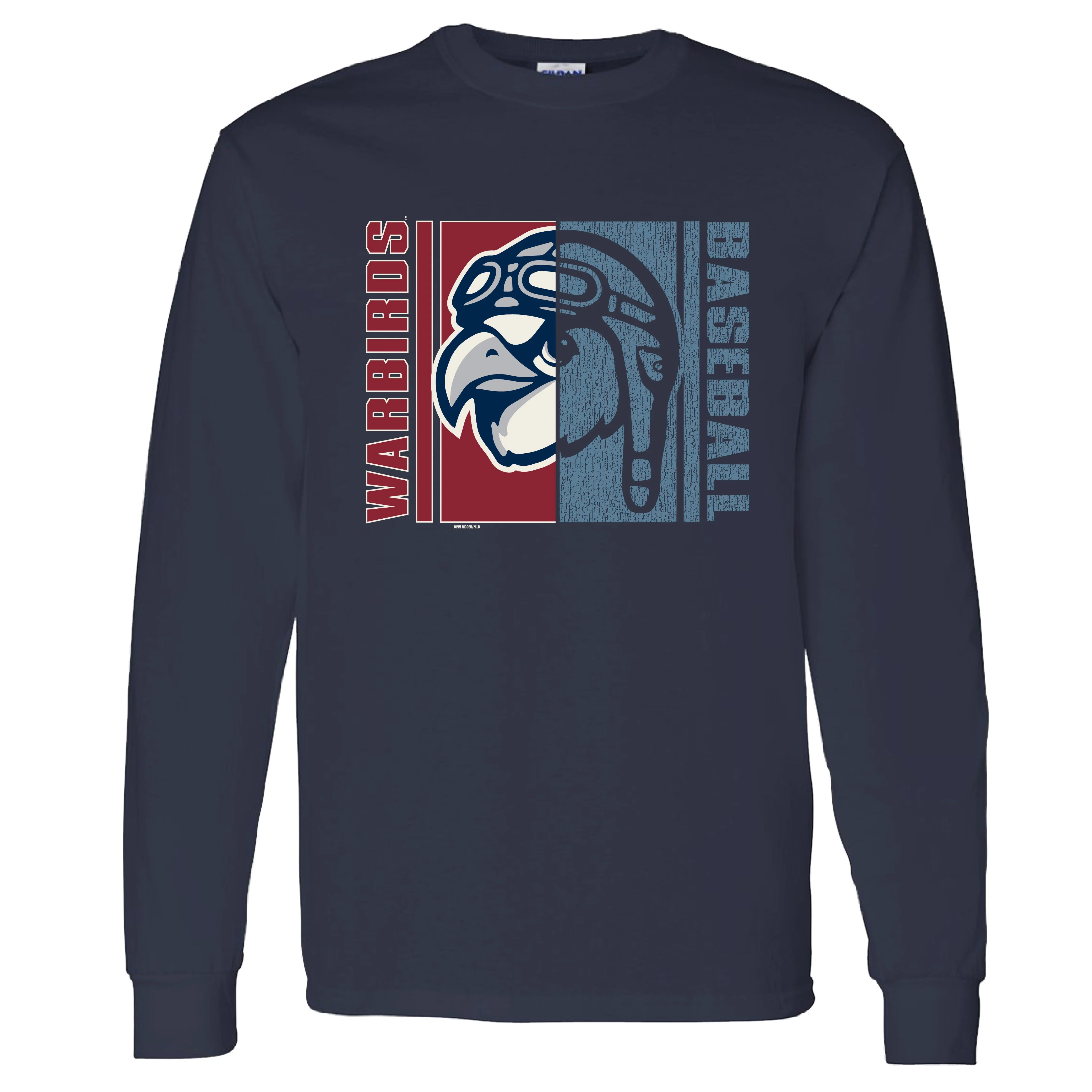 Wilson Warbirds Bimm Ridder Vander Mascot Head Youth Boys Long Sleeve T-Shirt