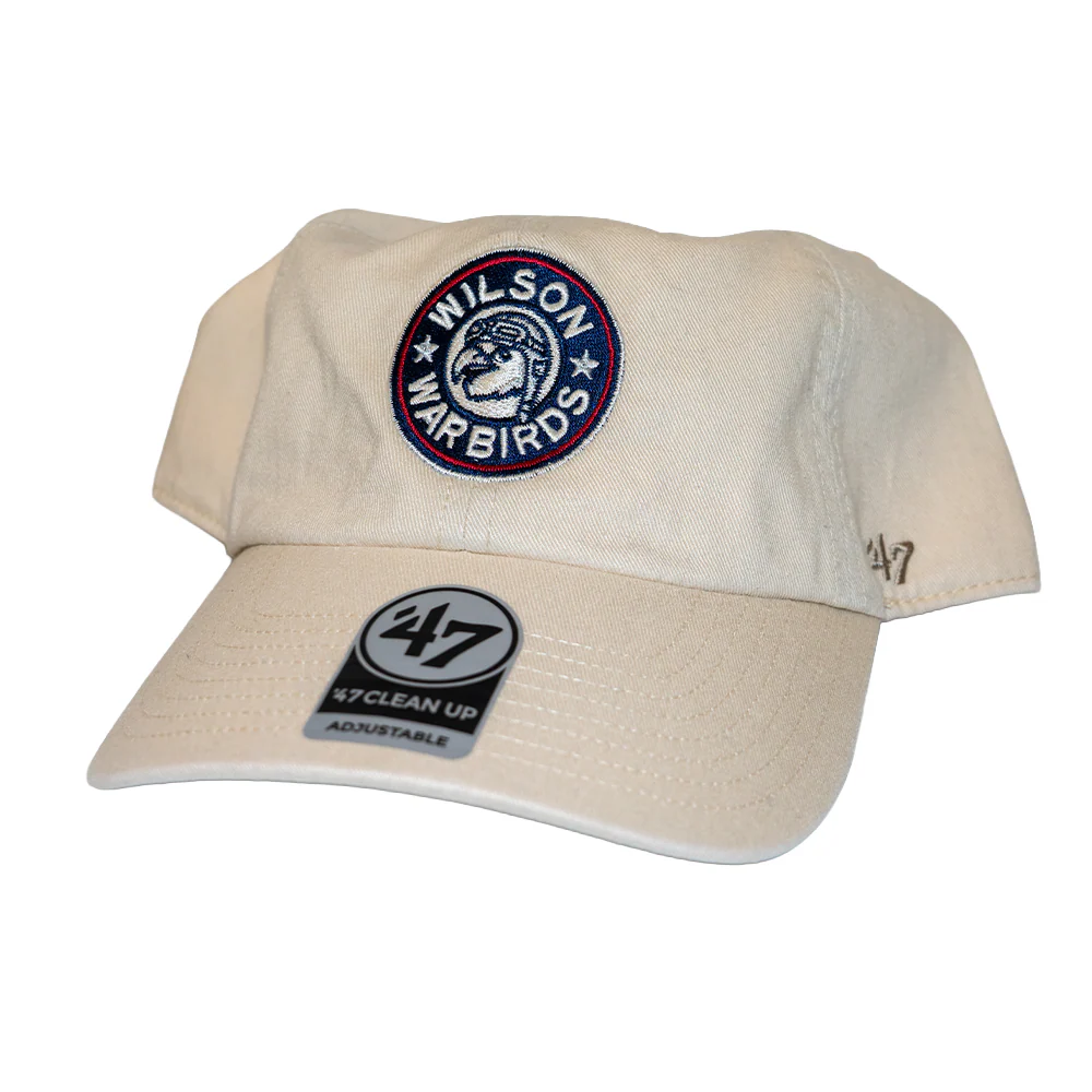 Wilson Warbirds Natural Clean Up Cap with Primary Logo