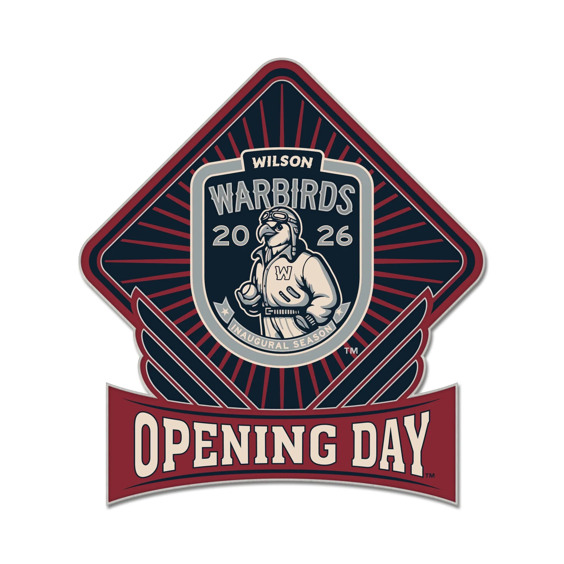 Wilson Warbirds WinCraft 2026 Opening Day Pin