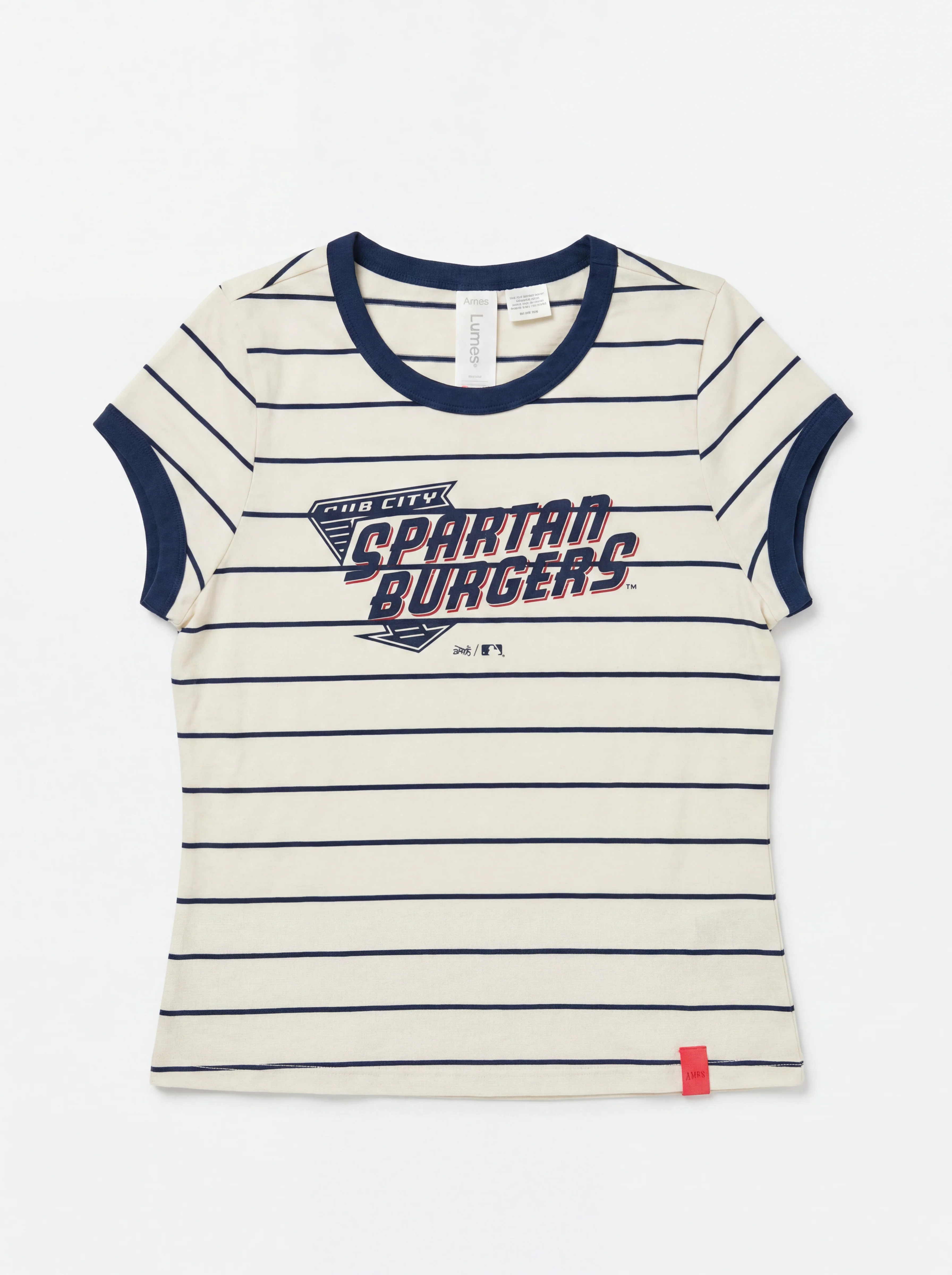 Women's Lusso Natasha Striped Ringer Tee