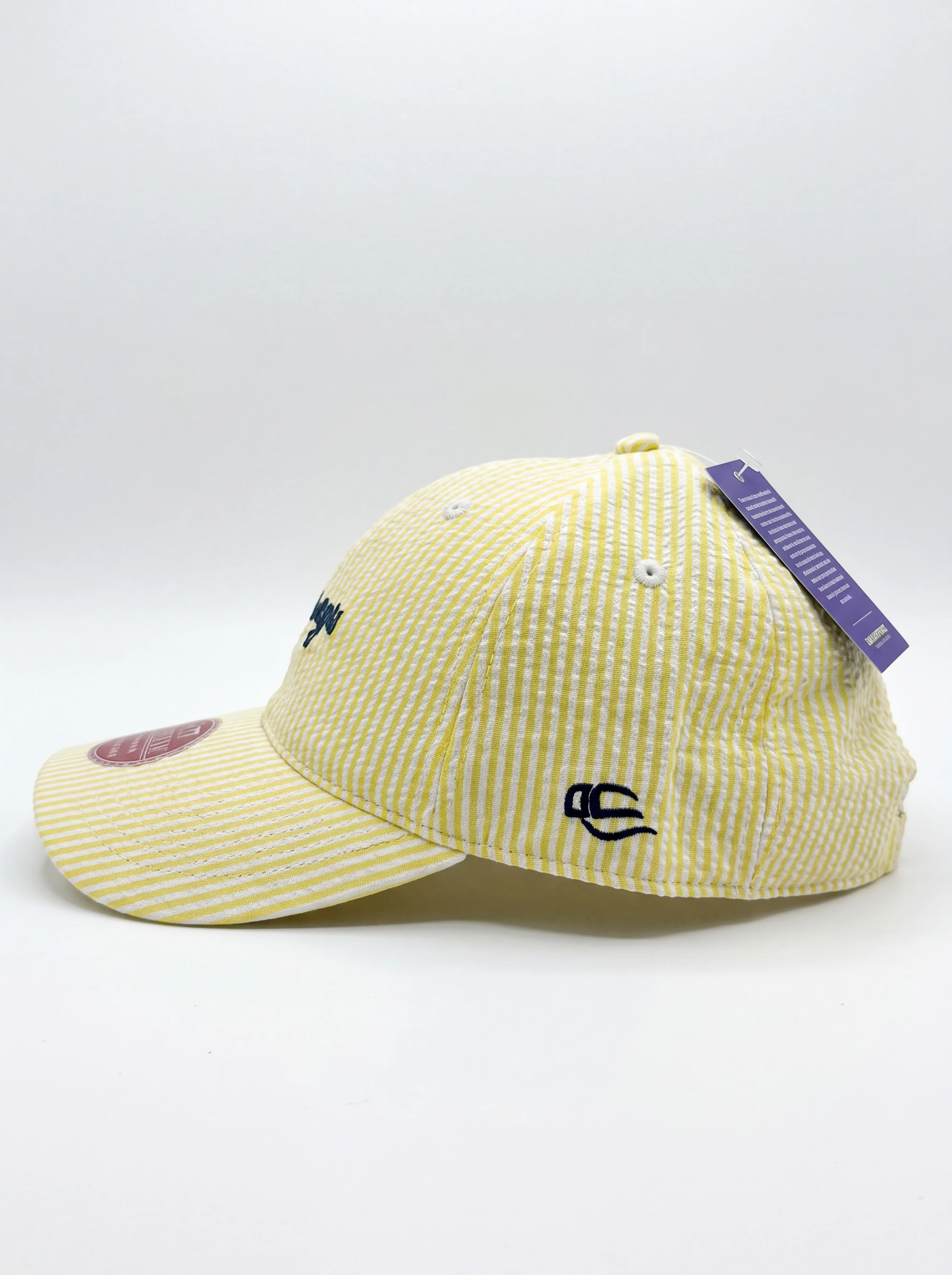 Women's OC Headwear Ainsley Yellow and White Spartanburgers Text Cap - Image 2