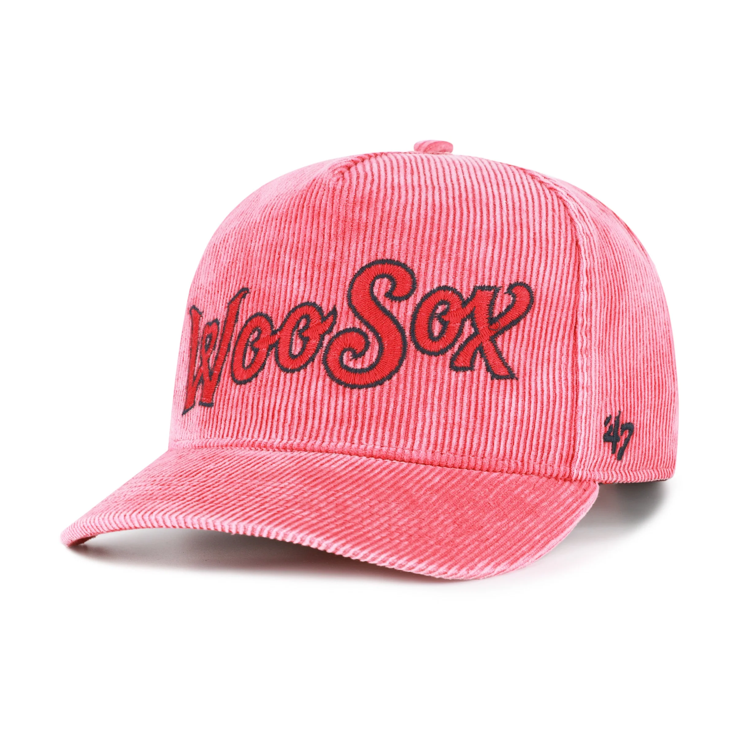 Worcester Red Sox 47 Brand Faded Red Corduroy WooSox Reclaim Hitch