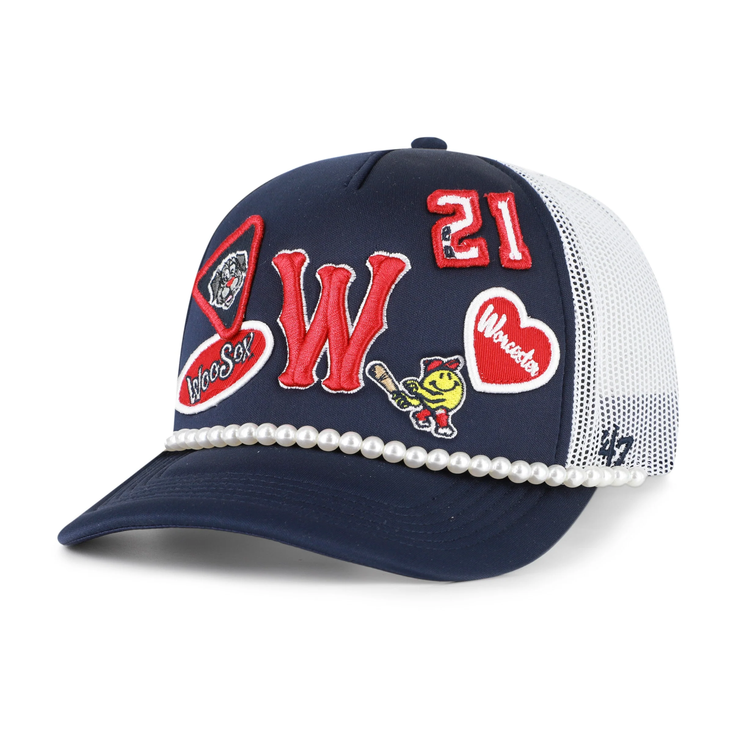 Worcester Red Sox 47 Brand Navy Women's Rally On Hitch FM