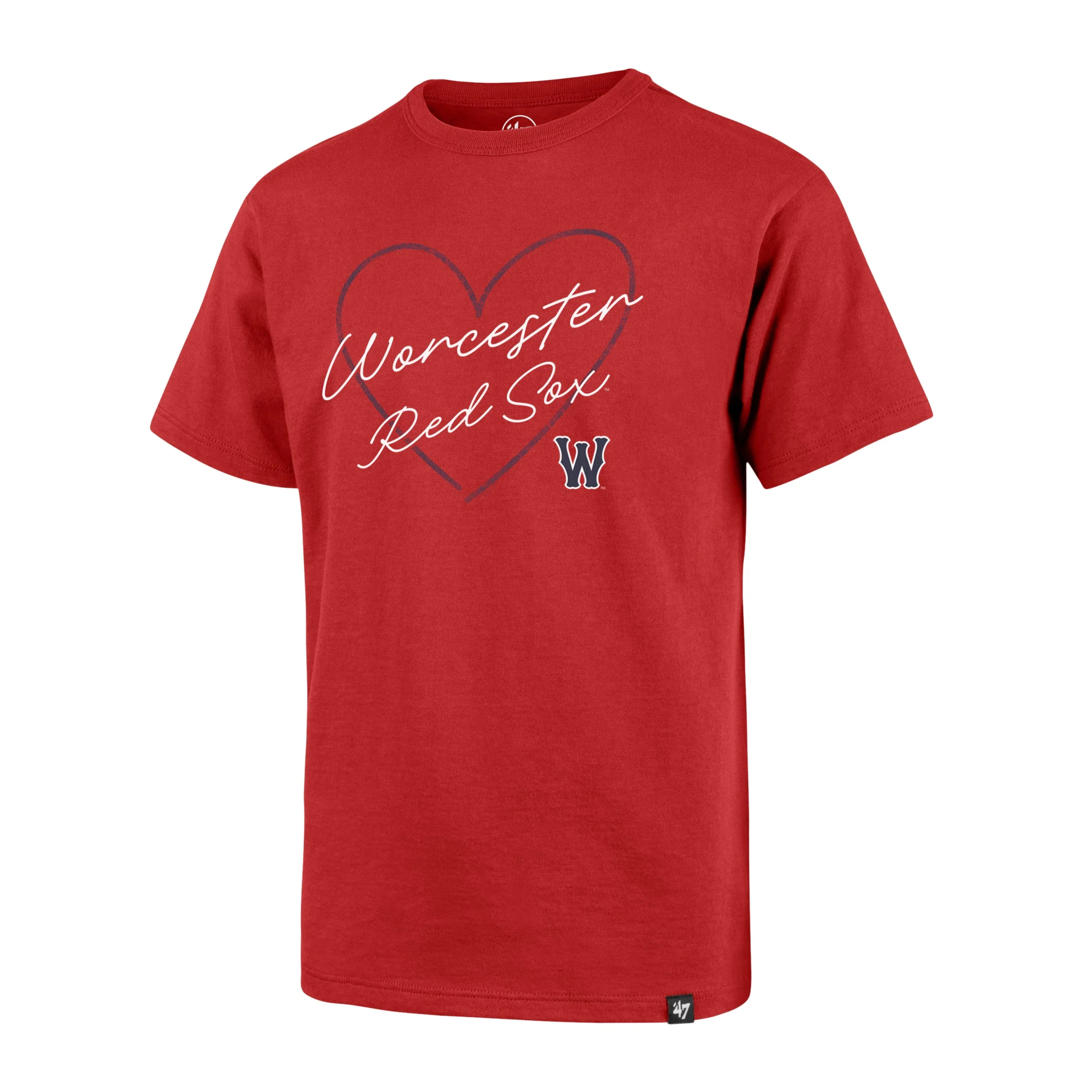 Worcester Red Sox '47 Brand Red Youth Lovestruck Franklin Tee