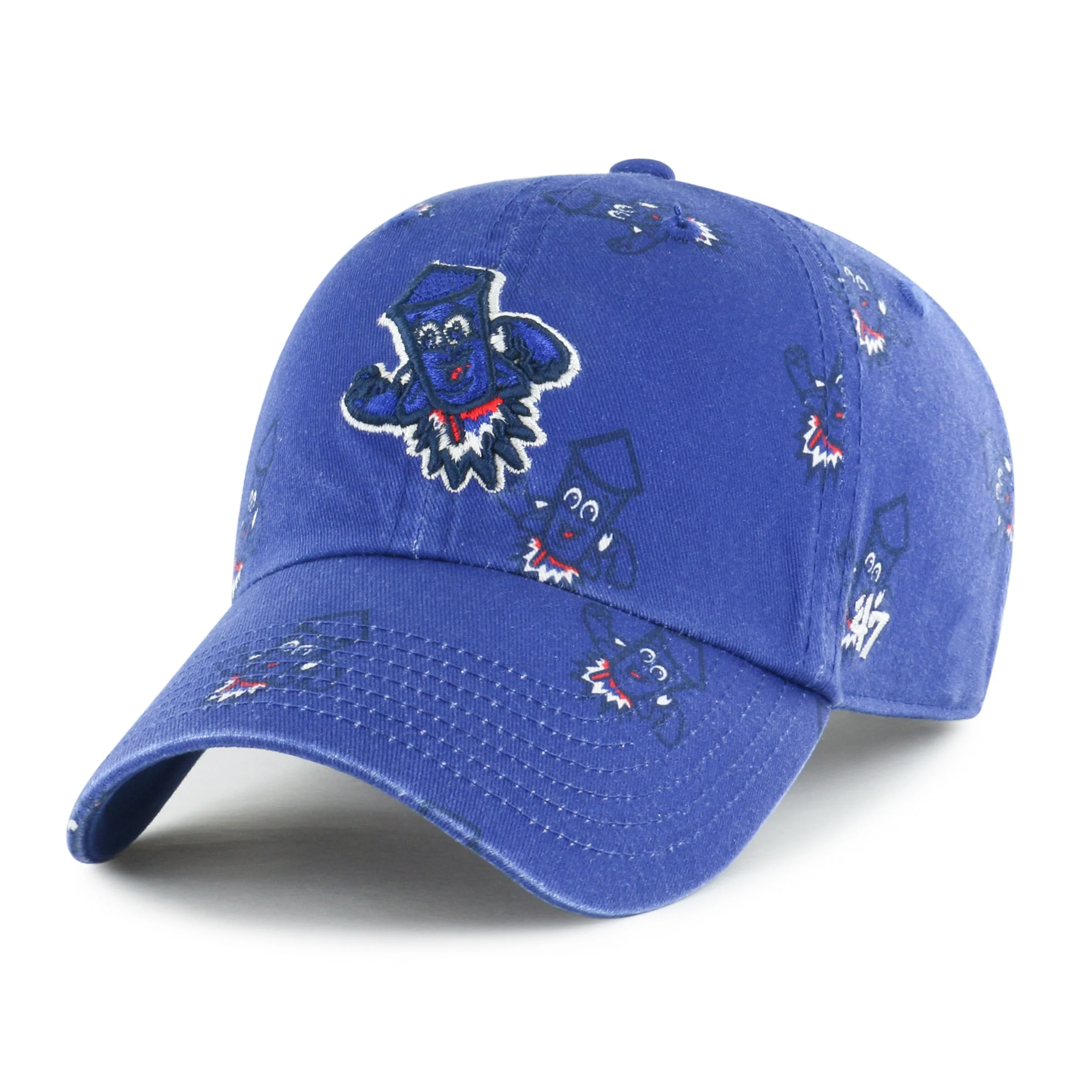 Worcester Red Sox 47 Brand Royal Blue Roberto Youth Printfetti Clean Up