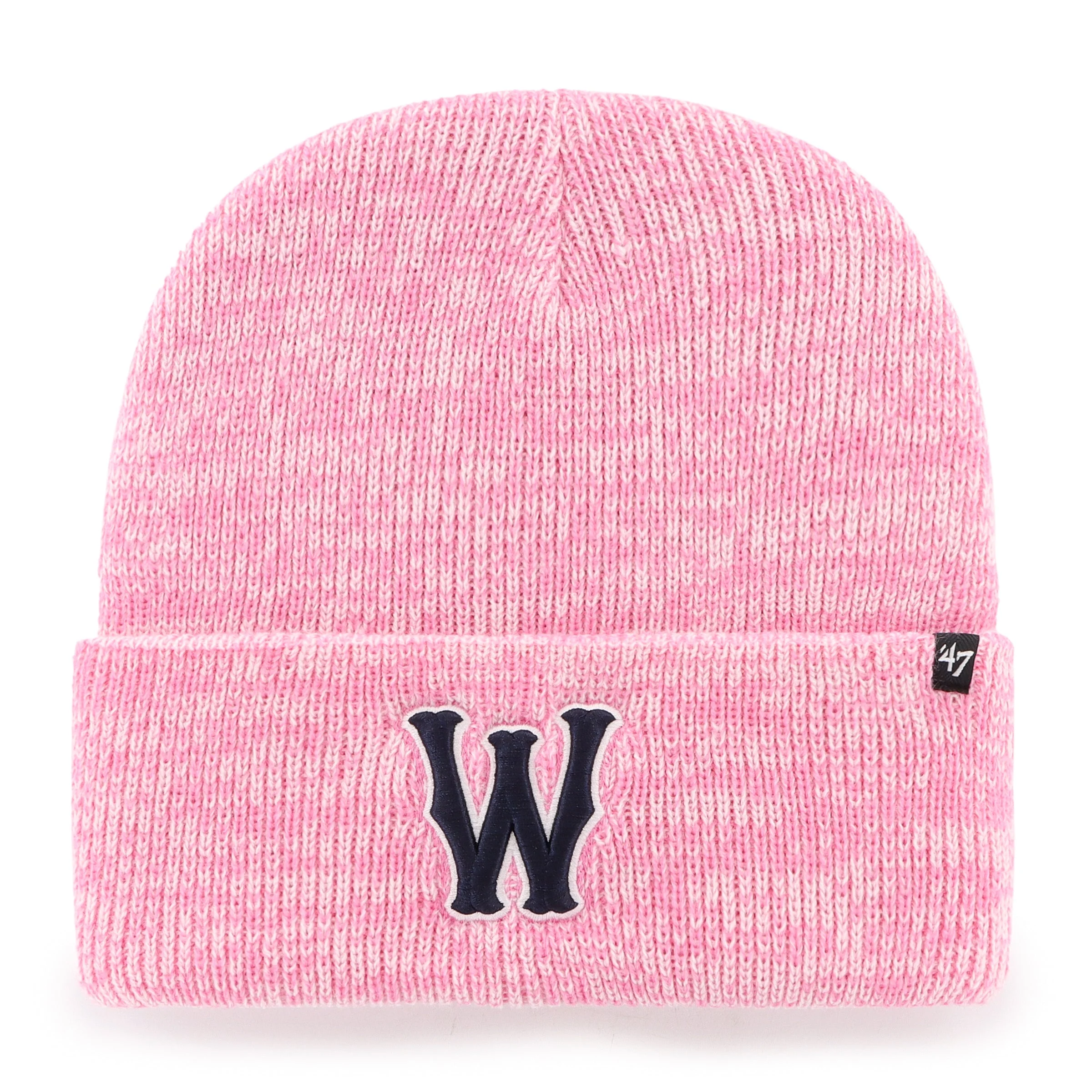 Worcester Red Sox 47 Brand Pink Brain Freeze Cuff Knit