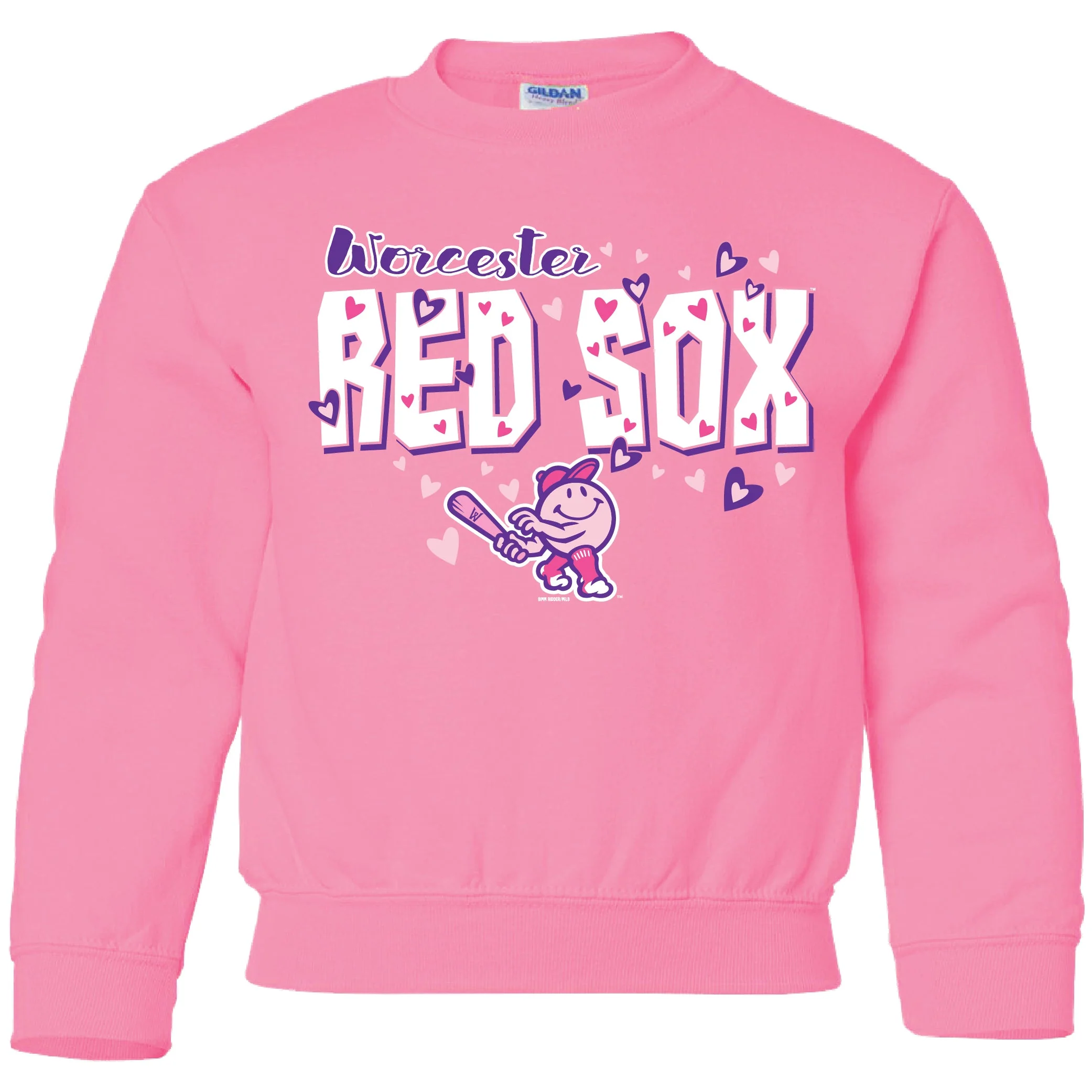 Worcester Red Sox Bimm Ridder Youth Kerning Crewneck Sweatshirt