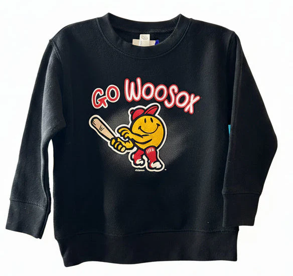 Worcester Red Sox Black Bimm Ridder Toddler Cushy Crewneck Sweatshirt