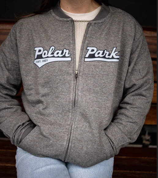 Worcester Red Sox Gray Polar Park Game Day Jacket - Image 2