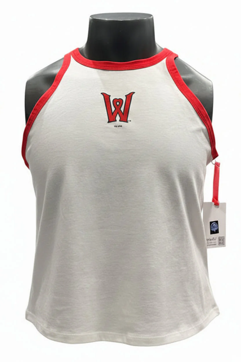 Worcester Red Sox Lusso Heart W Women's June Ringer Tank