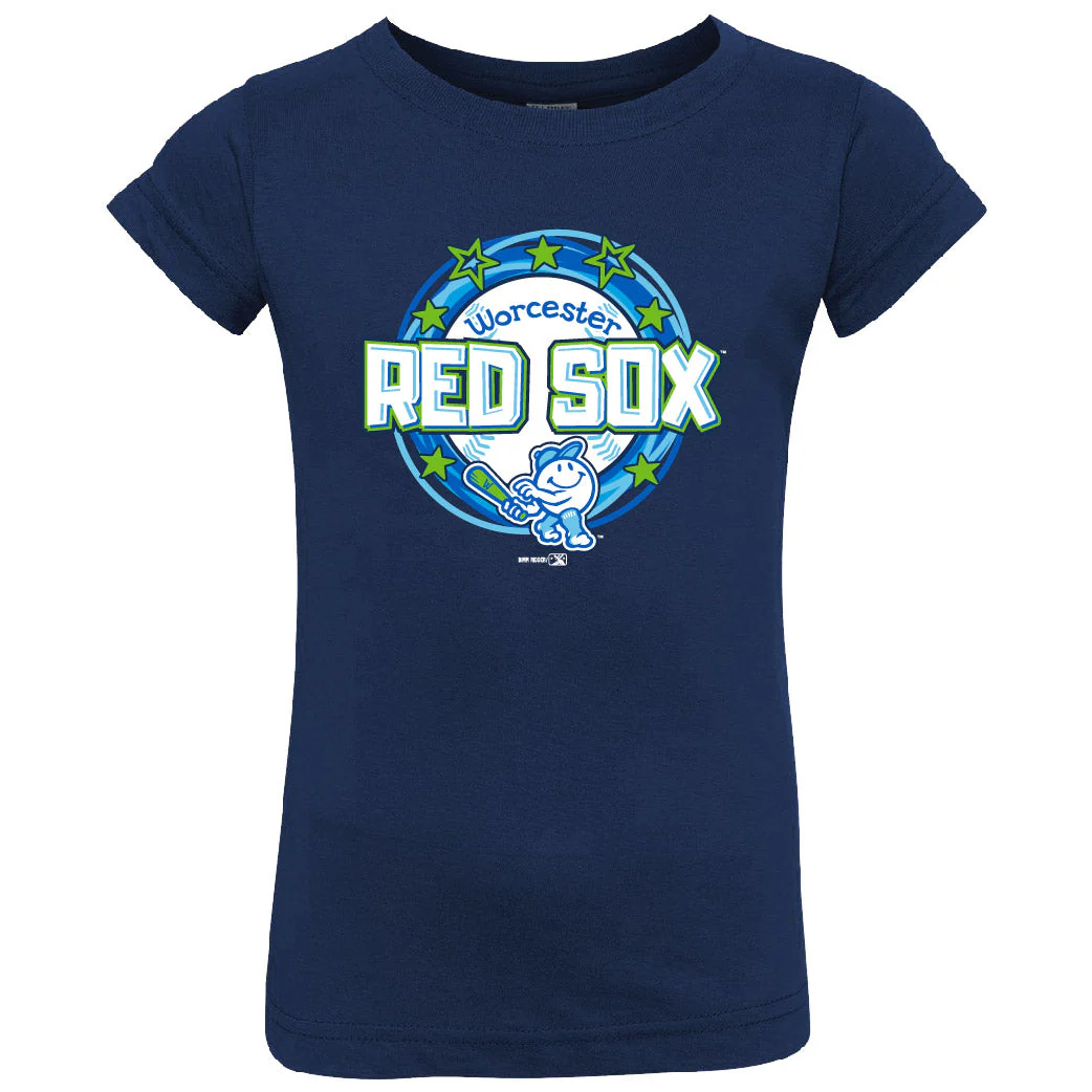 Worcester Red Sox Bimm Ridder Navy Toddler Grab Jersey Shirt