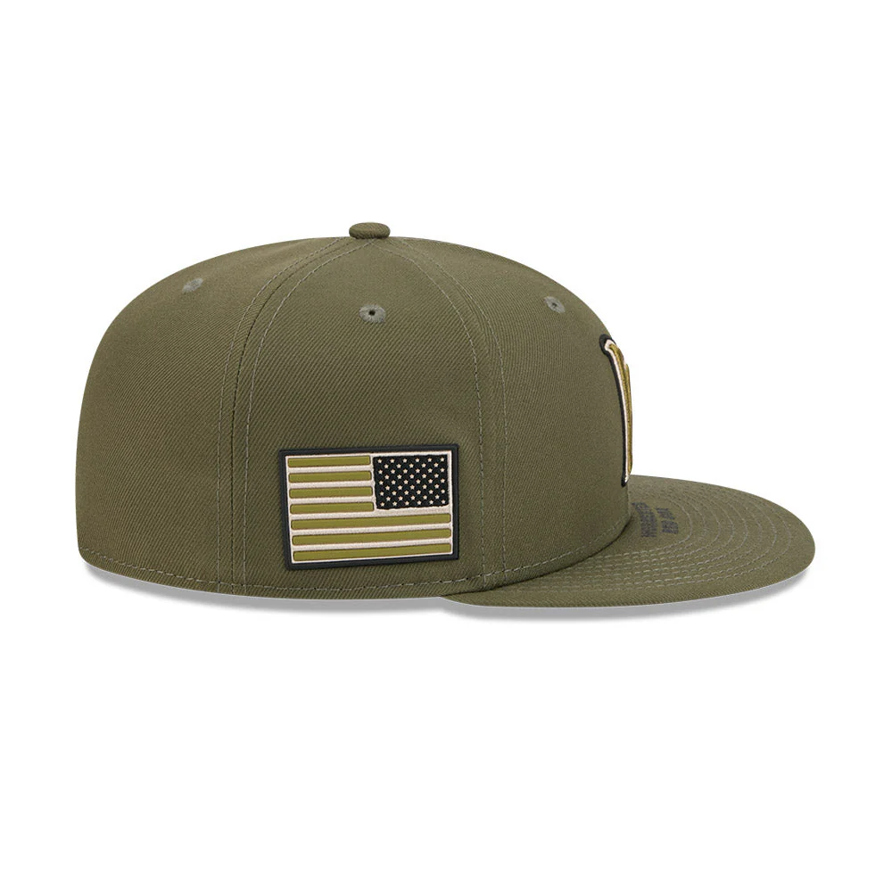WORCESTER RED SOX NEW ERA GREEN ARMED FORCES 59FIFTY - Image 5