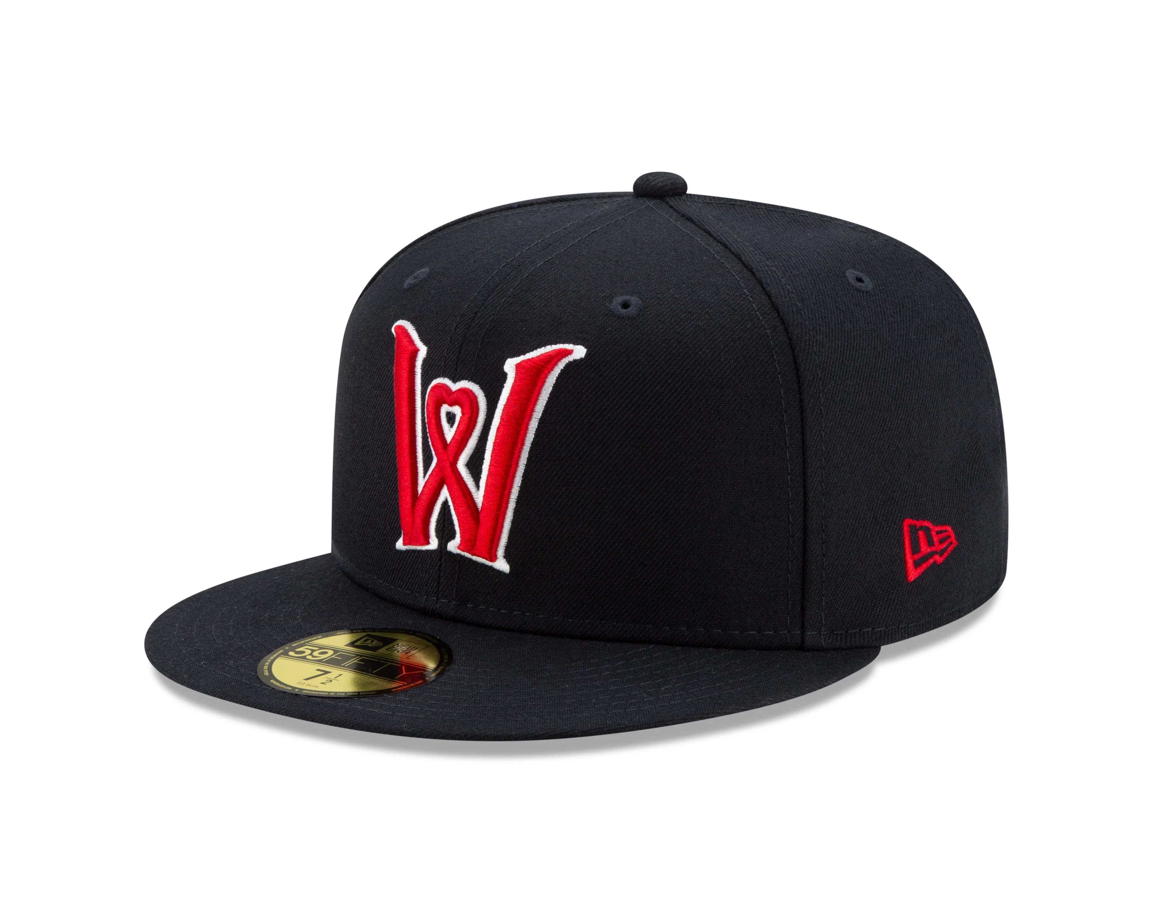 Worcester Red Sox New Era Kids Navy Heart W On-Field 59FIFTY Hat