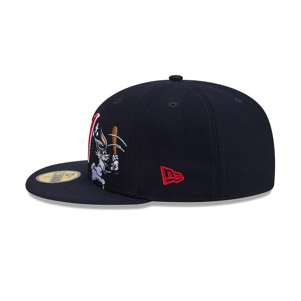 Worcester Red Sox New Era Navy Looneytunes Bugs Bunny 59FIFTY - Image 4