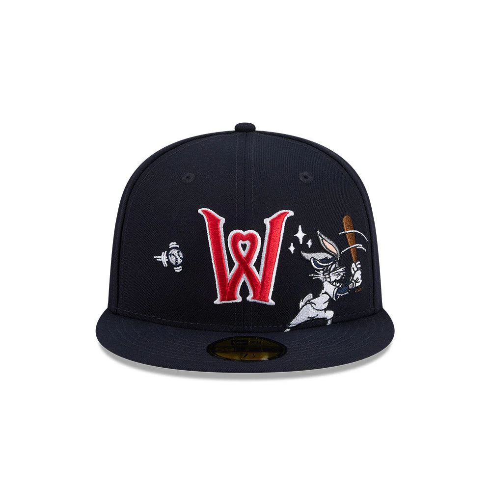 Worcester Red Sox New Era Navy Looneytunes Bugs Bunny 59FIFTY - Image 5