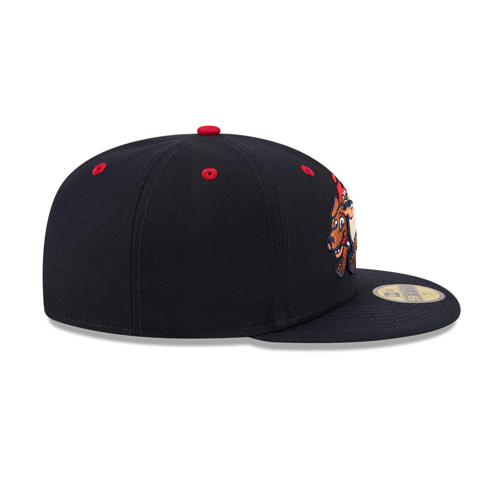 PAWTUCKET HOT WIENERS NEW ERA NAVY THEME NIGHT 59FIFTY - Image 4