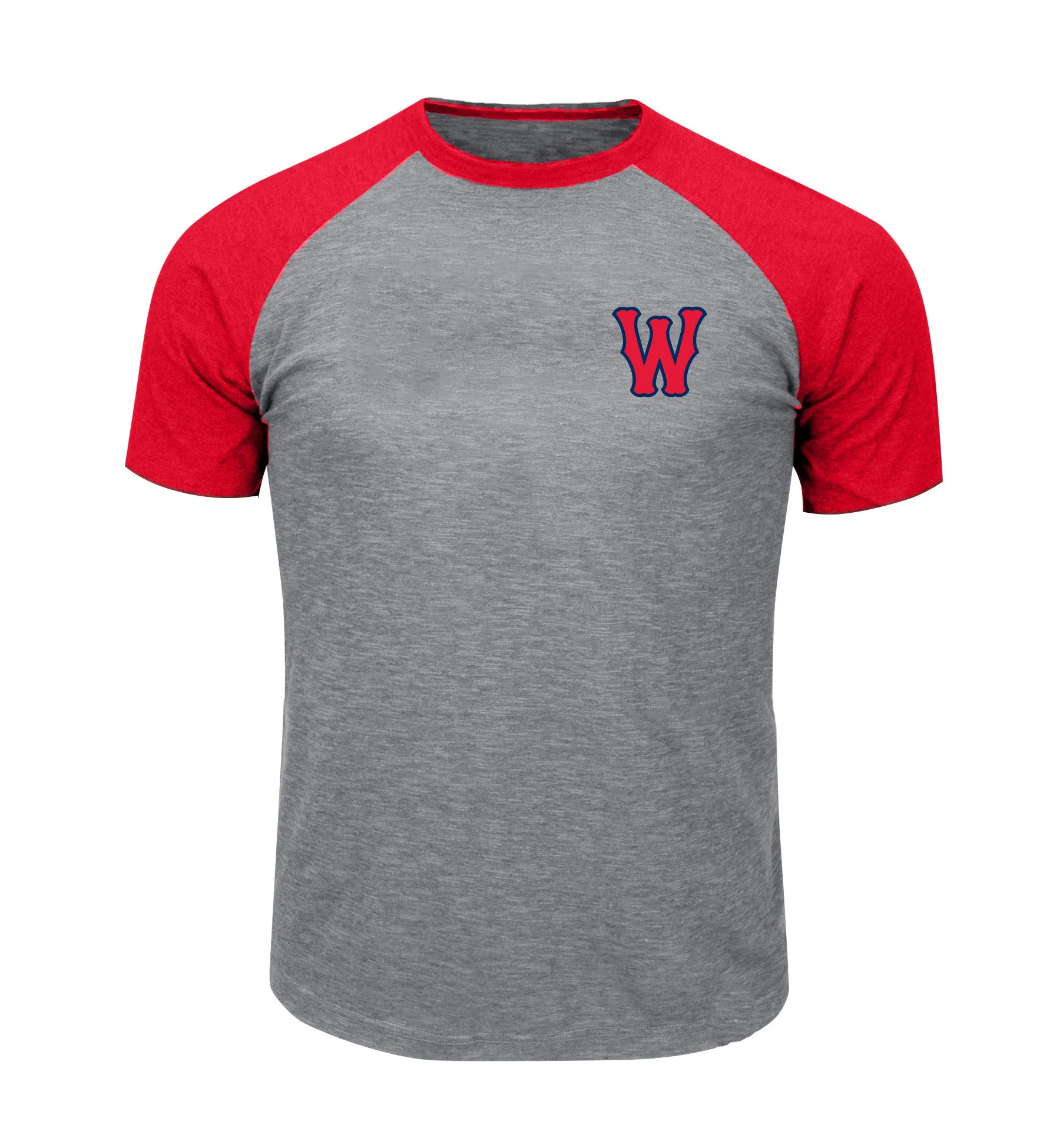 Worcester Red Sox Profile Classic W Gray SS Raglan Tee