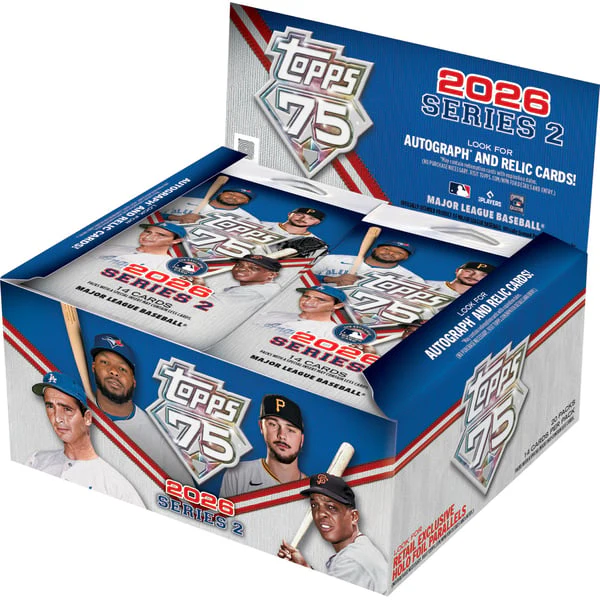 Worcester Red Sox Topps 2026 Baseball Series 2 Display Box Pack