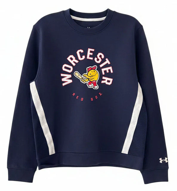 Worcester Red Sox Under Armour Marine/Navy Women's Gameday Double Knit Crew